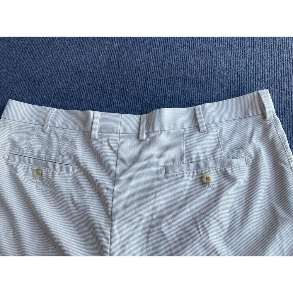 Peter Millar Wicking Shorts Mens 38 Beige Featherweight Golf Chino Lined